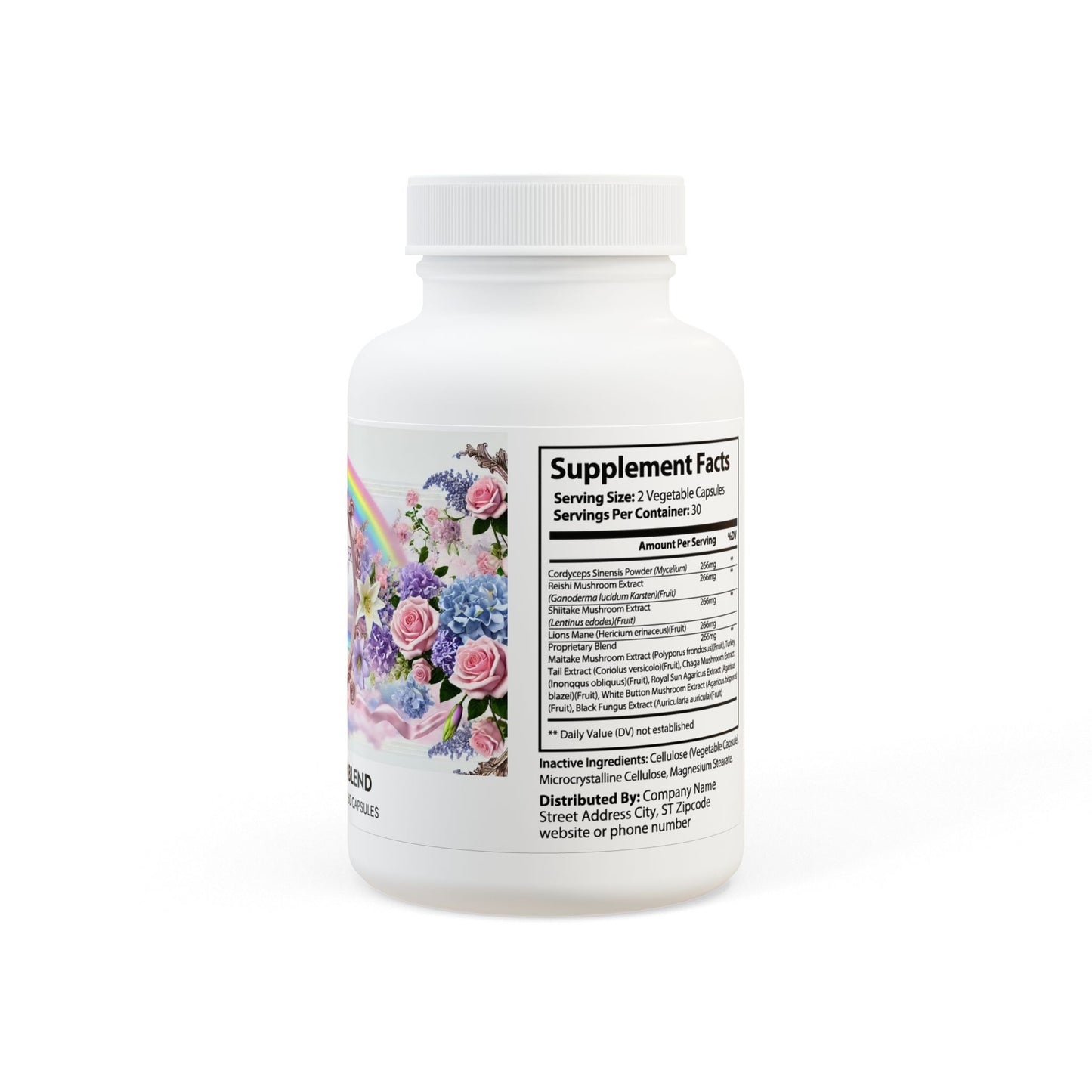 Miss Vancouver Rainbow's Mushroom Blend (60 Capsules)