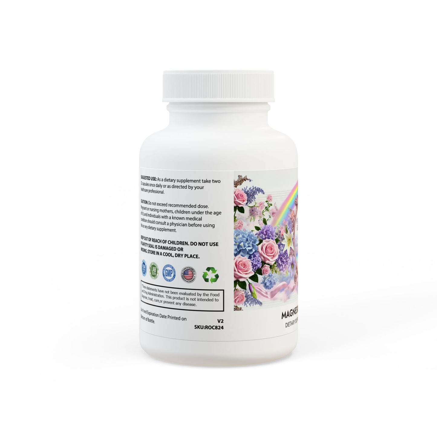 Miss Vancouver Rainbow's Magnesium Glycinate (60 Capsules)