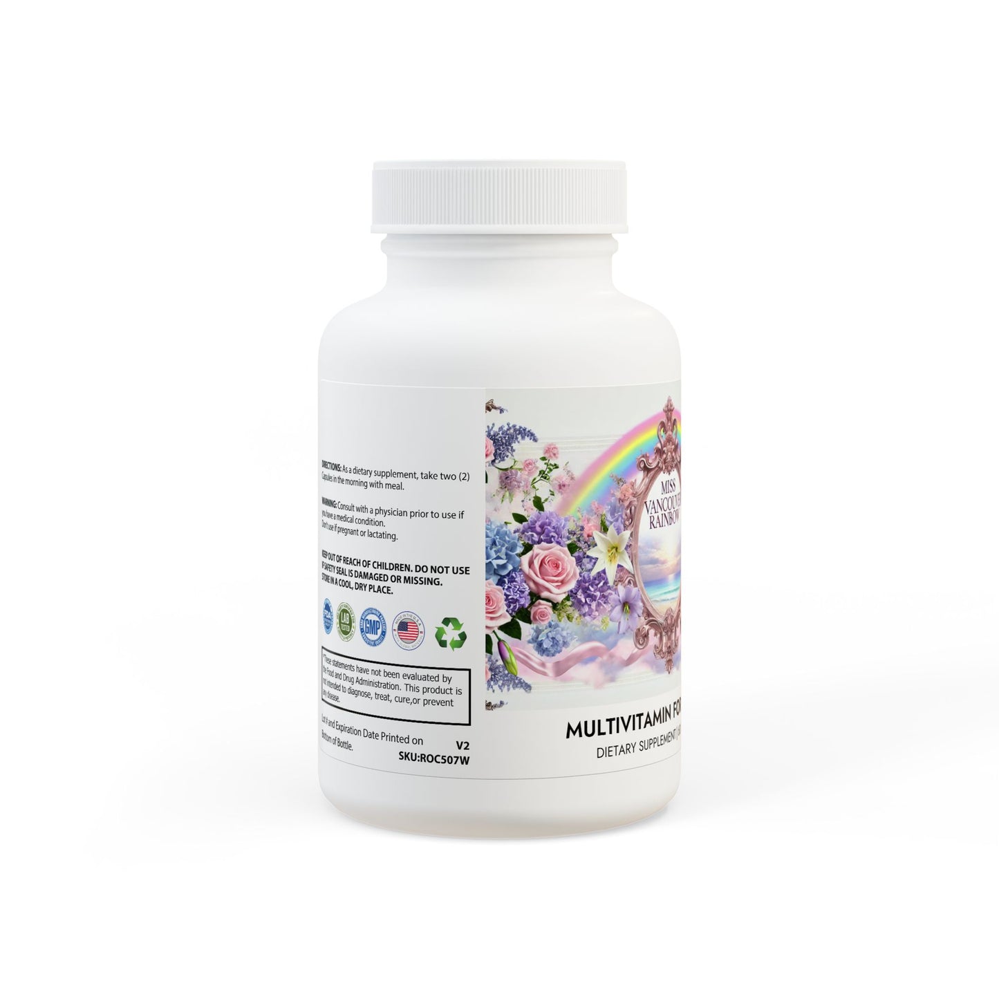 MIss Vancouver Rainbow Multivitamin for Women (60 Capsules)